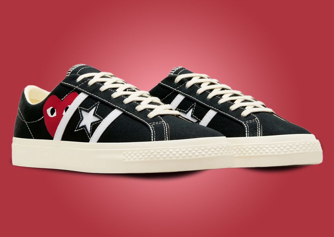 The Comme des Garçons Play x Converse One Star Academy Pro