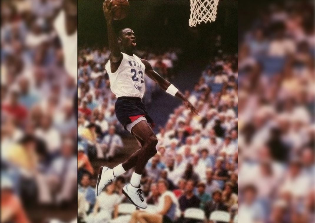 Michael Jordan Wearing A Customized Version Of The Air Jordan 2 OG