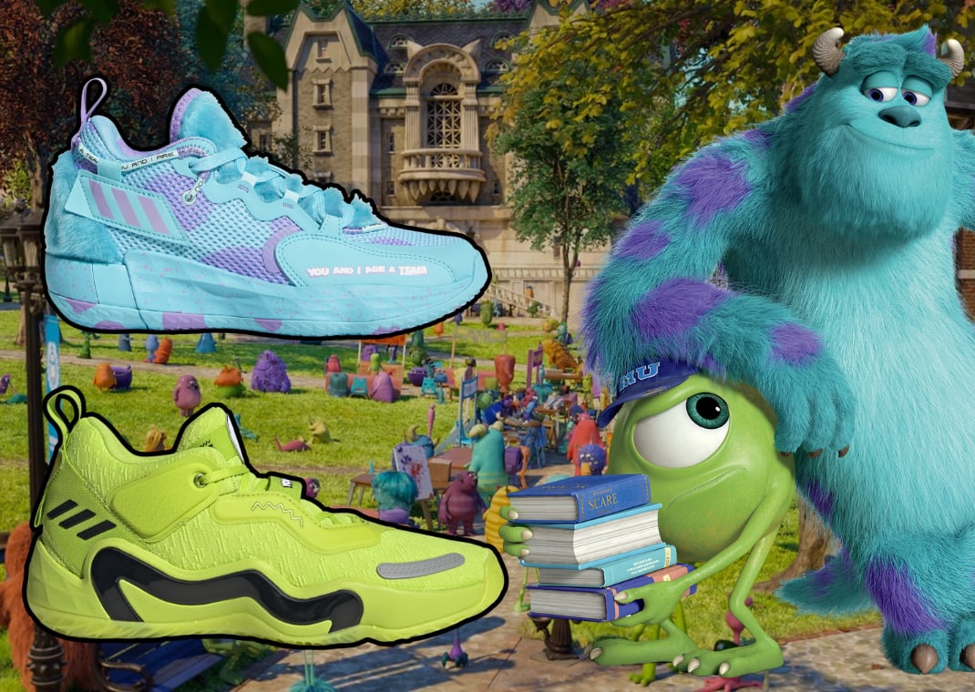 Monsters Inc. x adidas Basketball