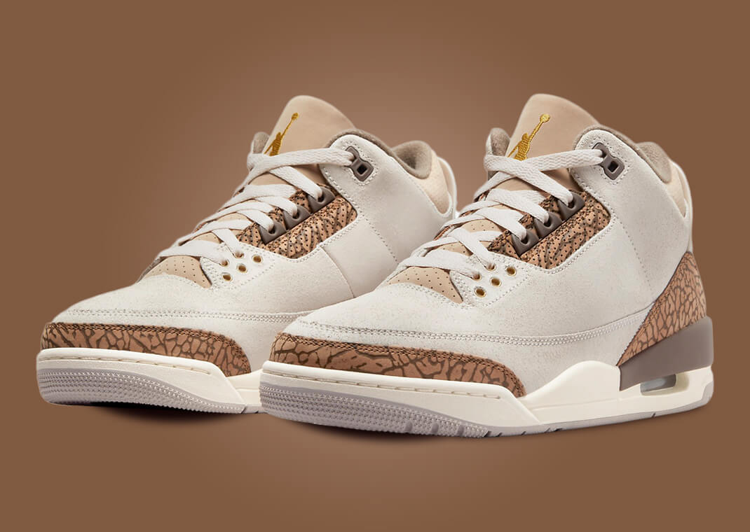 Jordan retro 3 black/white/brown best sale