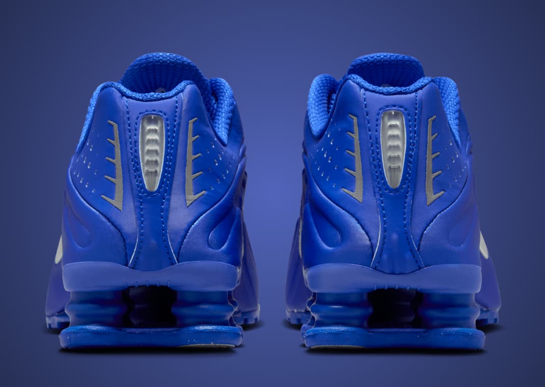 The Nike Shox R4 Blue Woman Group Releases August 2024
