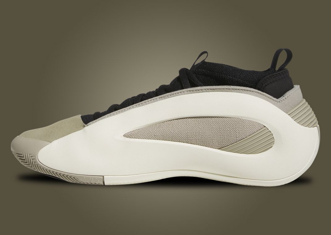 adidas Harden Vol. 8 Feather Grey Ivory Medial