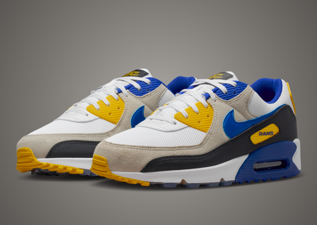 NFL x Nike Air Max 90 Rams Angle