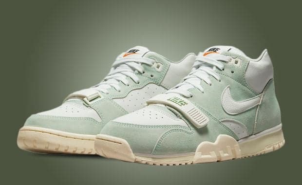 The Nike Air Trainer 1 Appears In Enamel Green