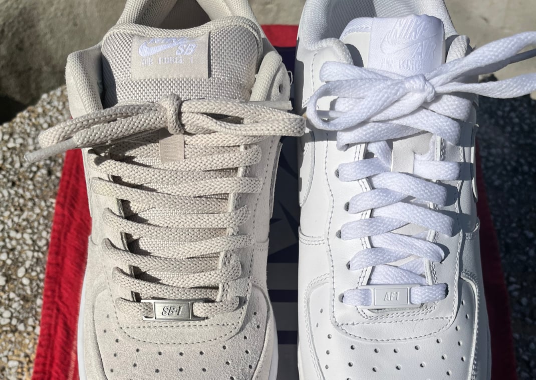 Nike SB Air Force 1 vs. Nike Air Force 1