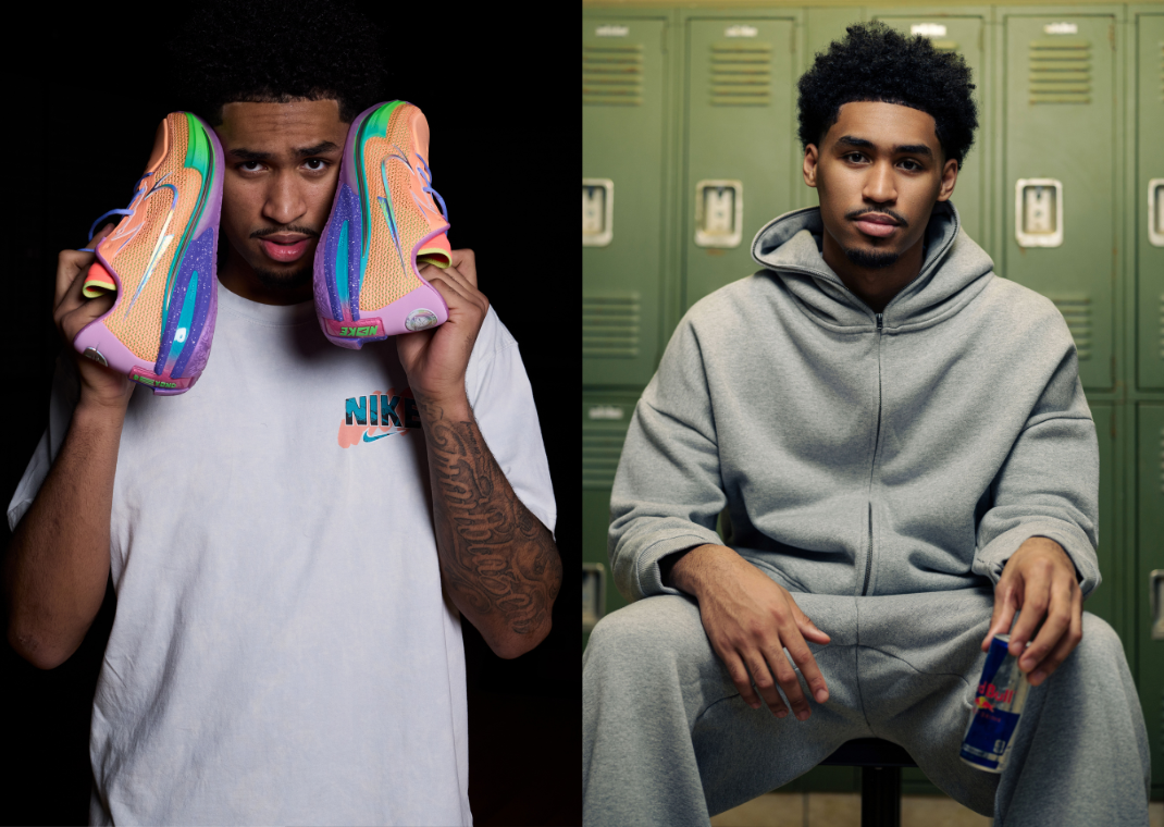 Dylan Harper with his Nike GT Cut 1 Unseen Hours PE