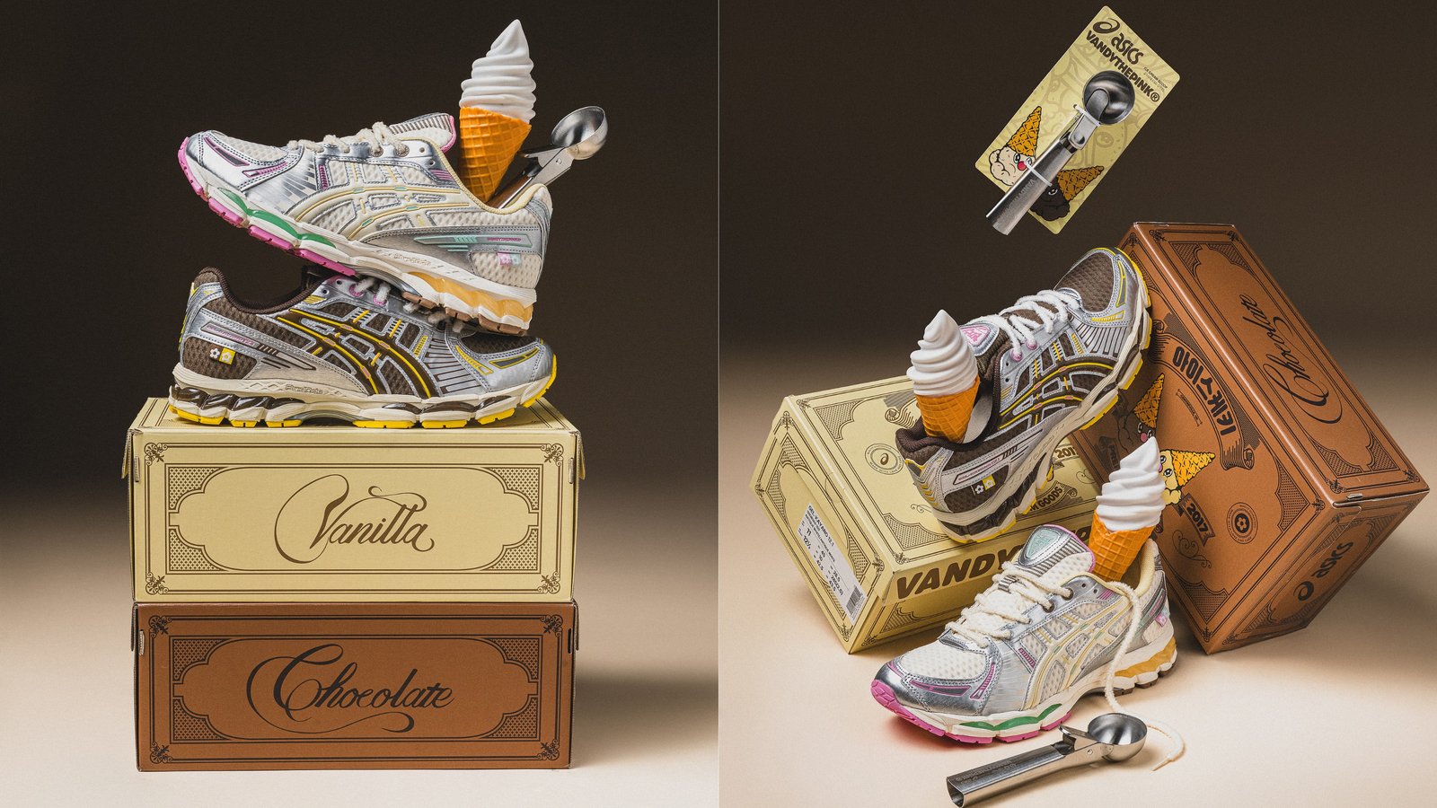 VANDYTHEPINK’s Asics Gel-Kayano 12.1 Ice Cream Pack Drops in August