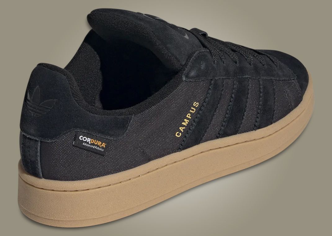 adidas Campus 00s Cordura Core Black Heel Angle