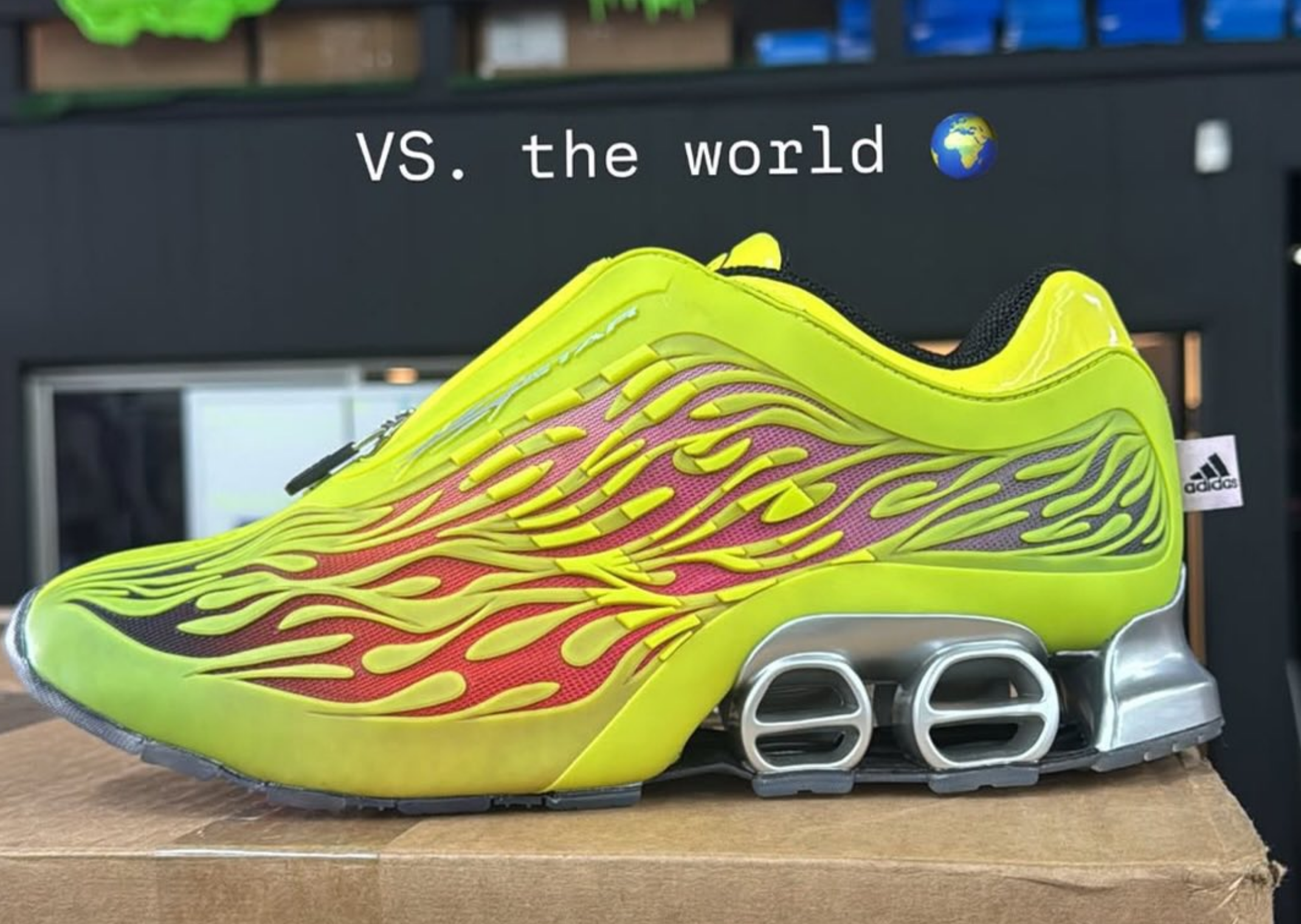 Hellstar x adidas Megaride S2 Yellow F&F
