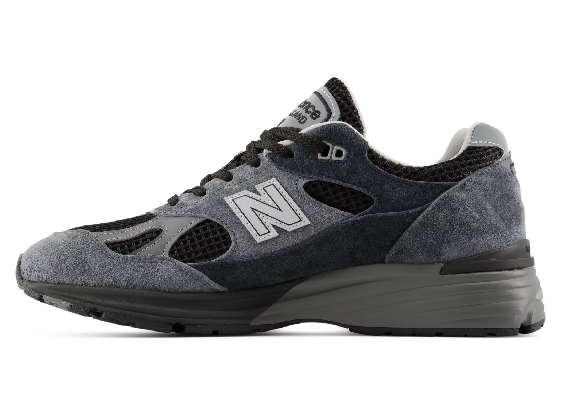 New Balance 991v2 Made in UK Elevated Neutrals Iron - Medial