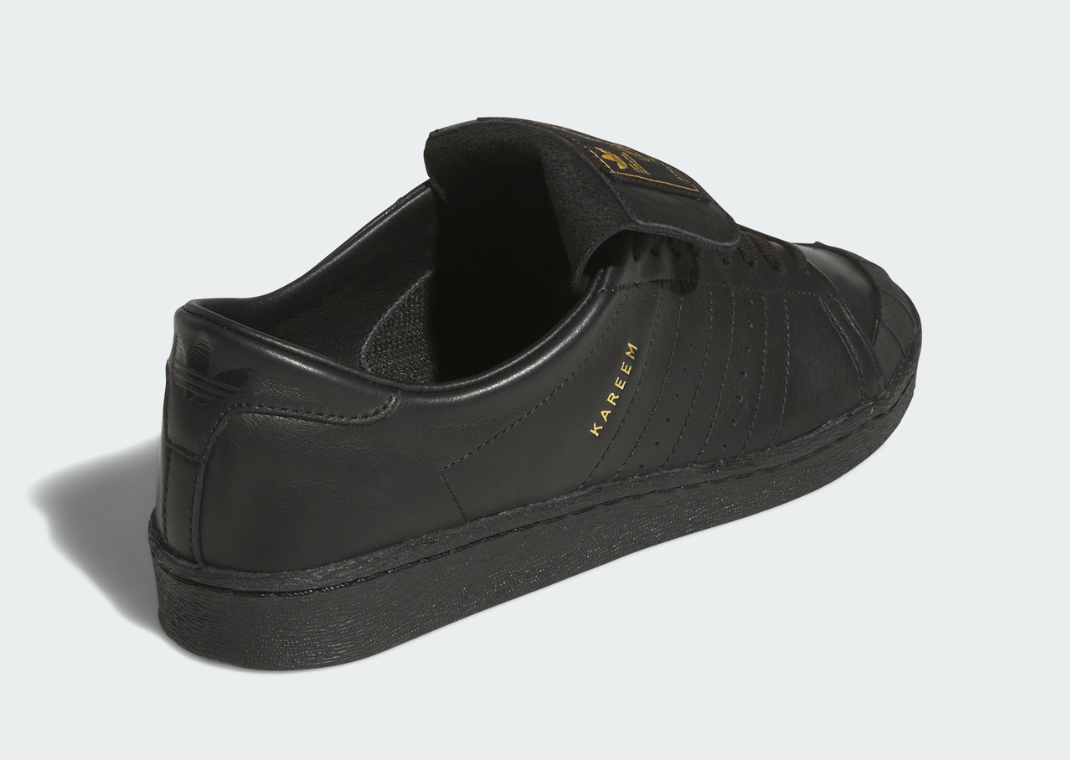 Willy Chavarria x adidas Jabbar Low Black - Heel Angle