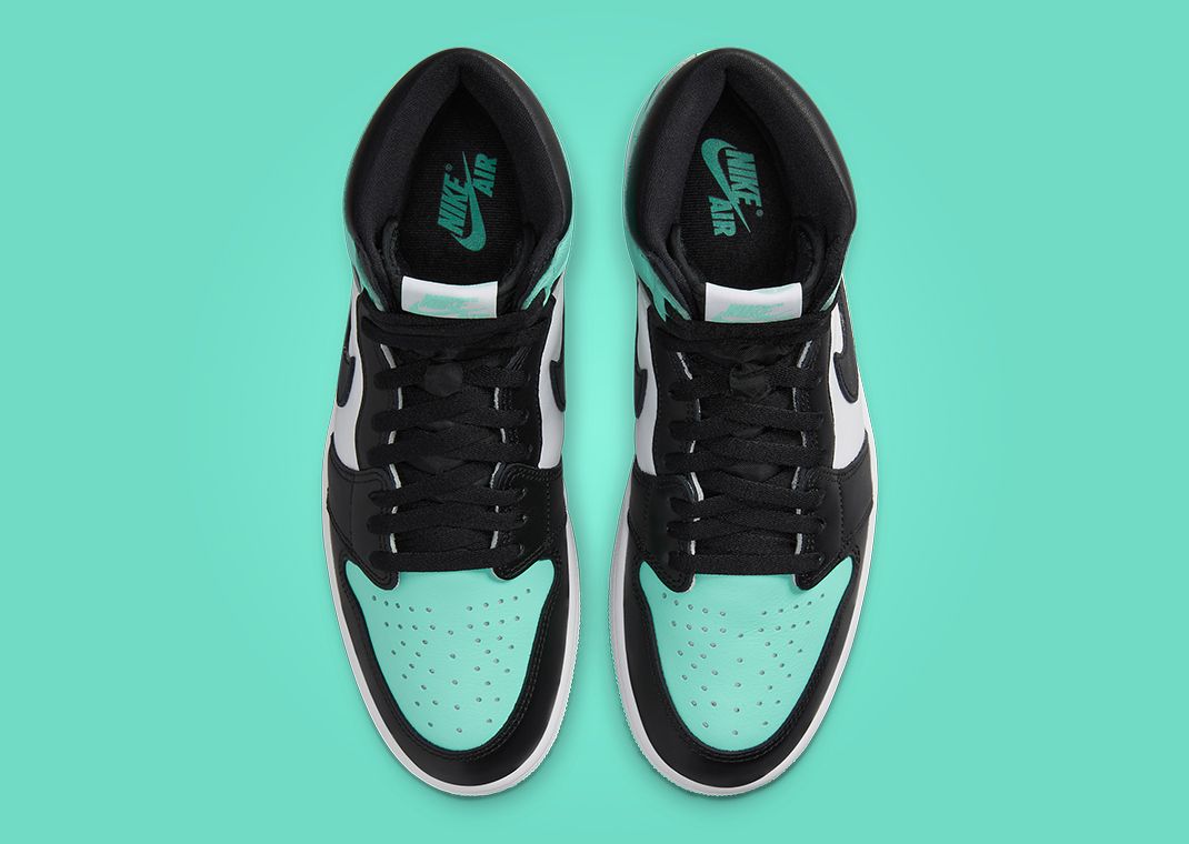 Air Jordan 1 Retro High OG Green Glow Top