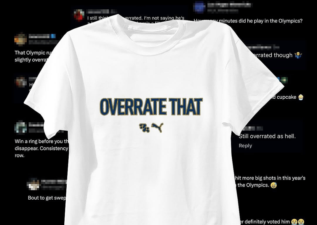 Tyrese Haliburton's Overrate That tee