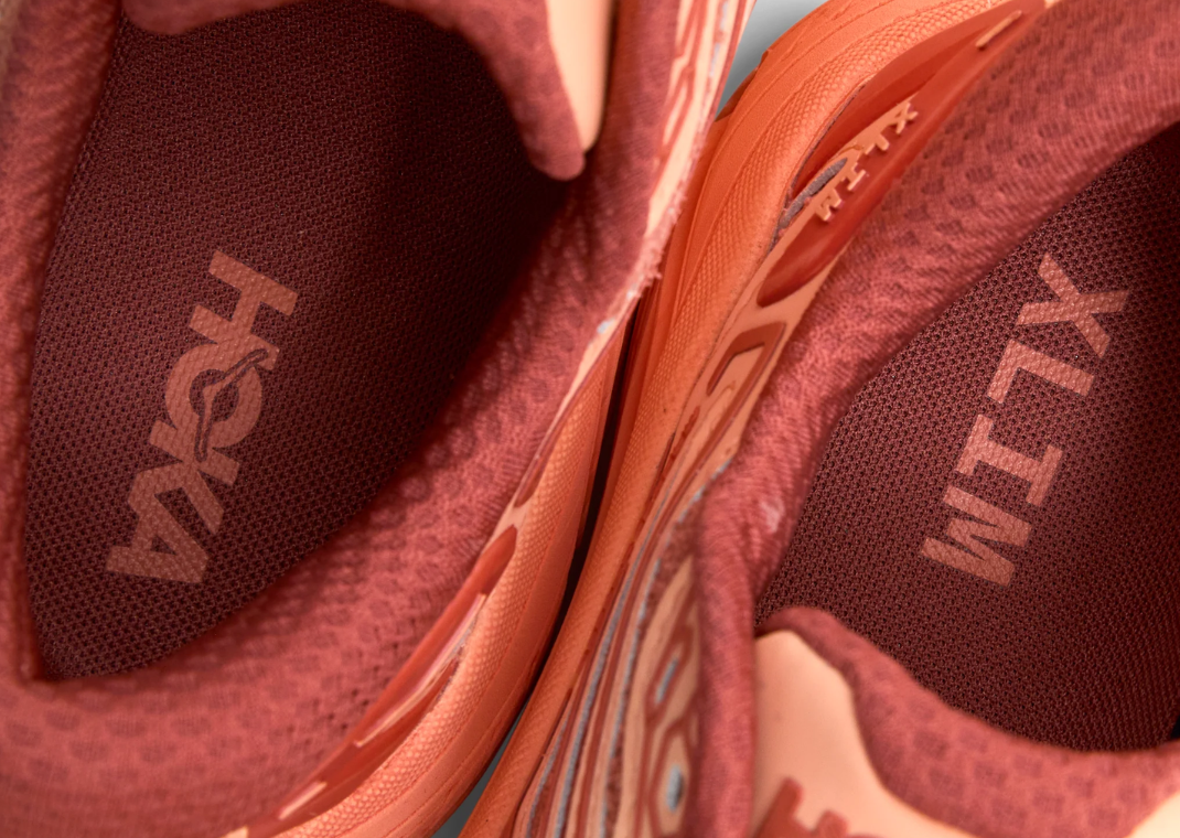 XLIM x Hoka Mafate Speed 2 Peach Dust - Detail