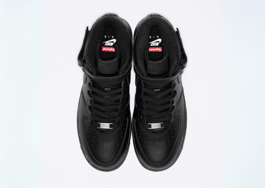 Supreme x Nike Air Force 1 Mid SP Black Top
