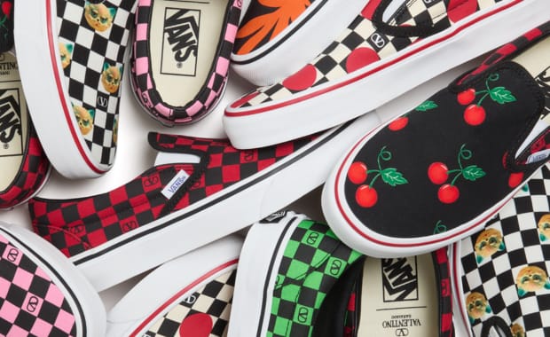 Vans and Valentino add More $490 Slip-Ons to their Luxurious Collab Collection