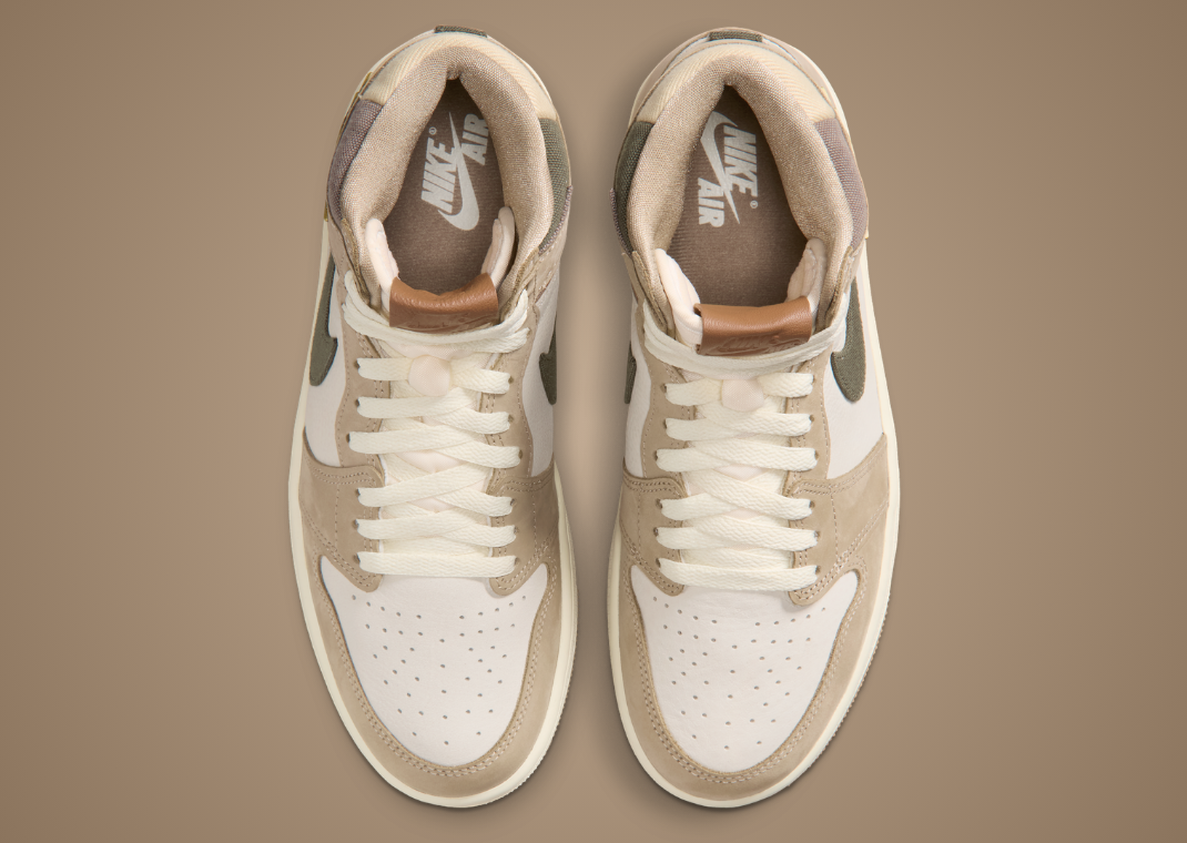 Air Jordan 1 Retro High OG Khaki (W) - Top