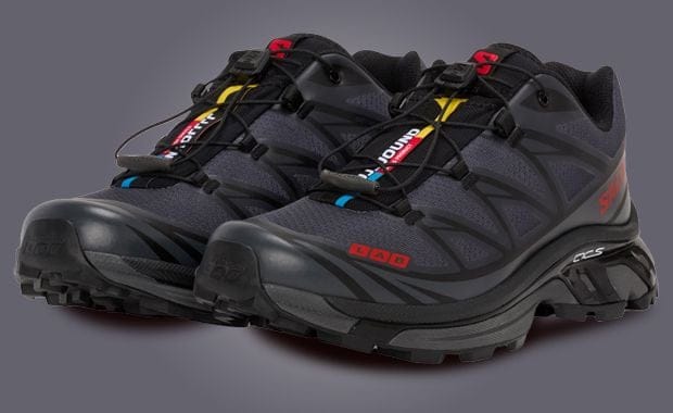 JJJJound's Salomon XT-6 Black Red Releases August 2025