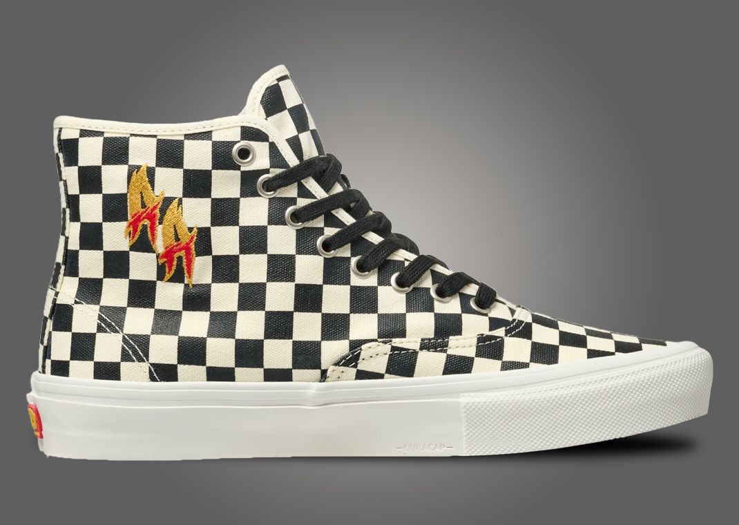 Andrew Allen x Vans Skate Authentic High Checkerboard Medial