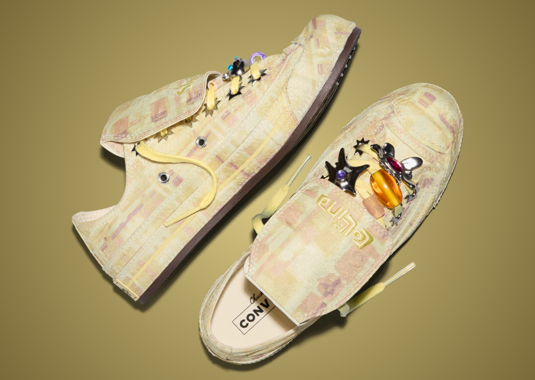 Collina Strada x Converse Chuck Taylor Ox Yellow Angle