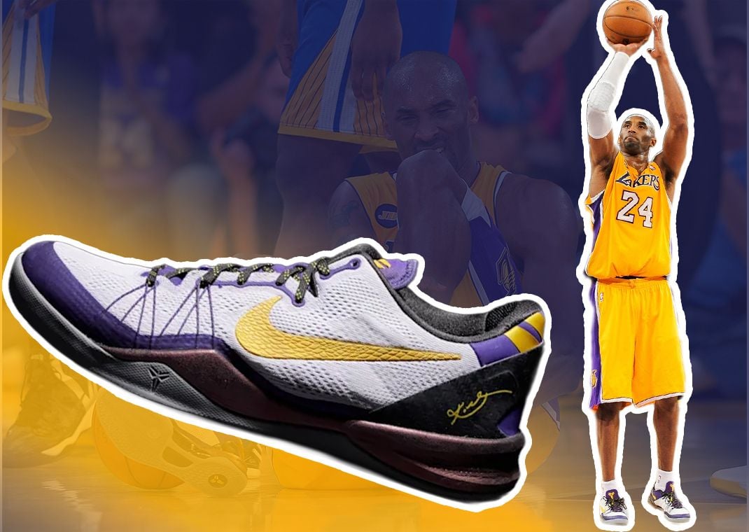 Kobe Bryant in a Nike Kobe 8 Elite PE