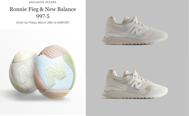 The Ronnie Fieg Kith x New Balance 997.5 Easter Pack Releases April 2025