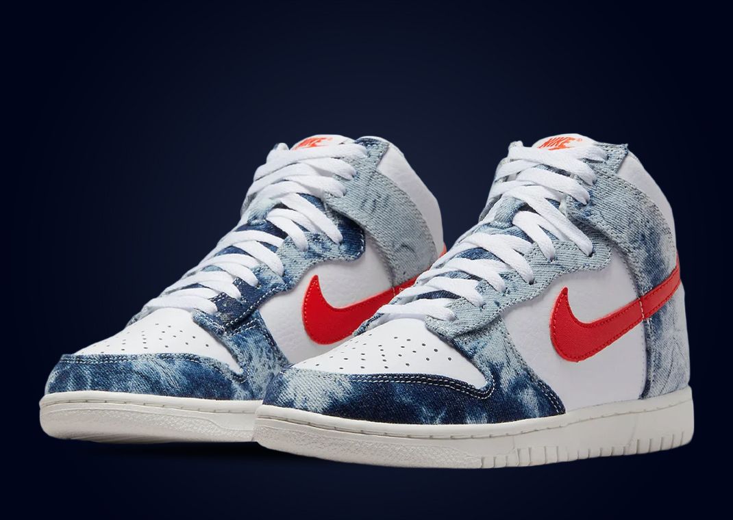 Nike Dunk High Washed Denim (W)