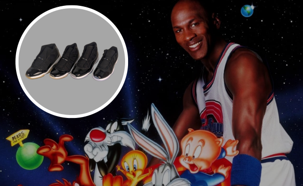 Air Jordan 11 Space Jam Comparison