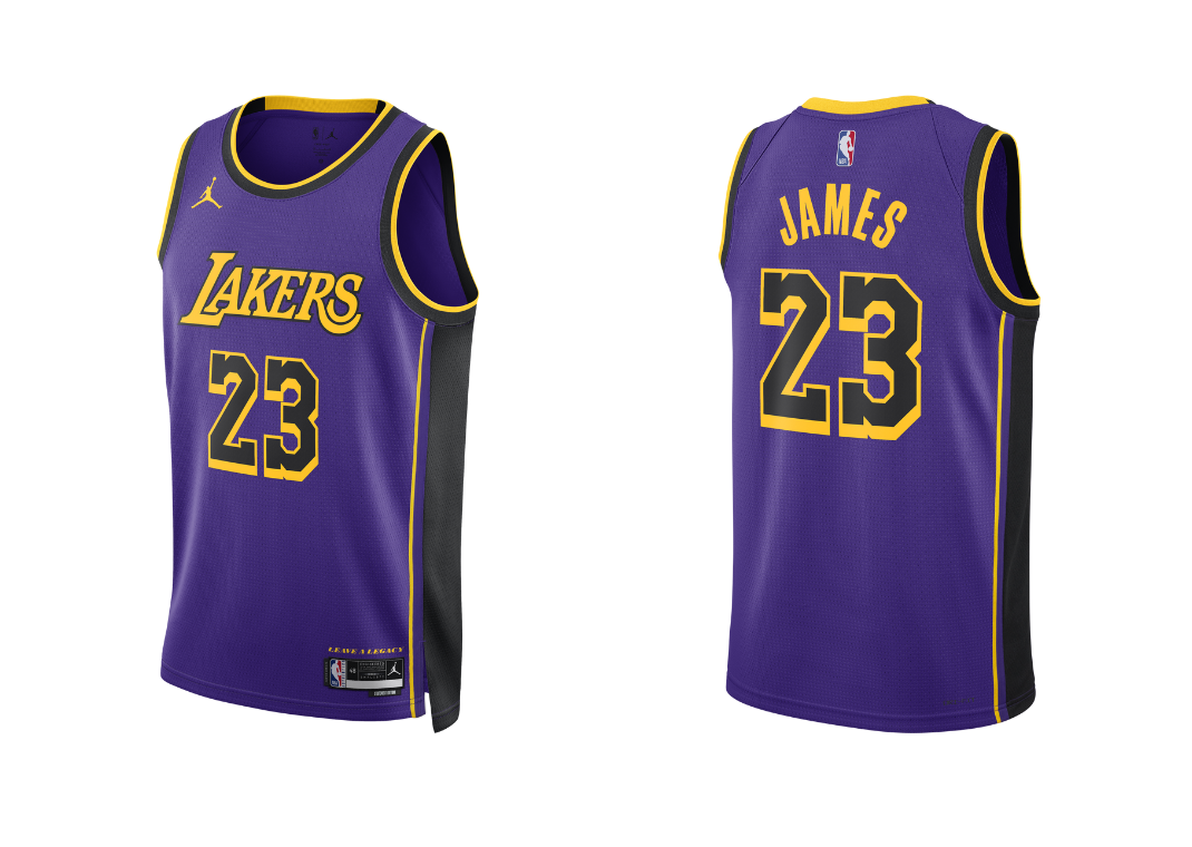 Los Angeles Lakers Statement Edition Men's Jordan Dri-FIT NBA Swingman Jersey