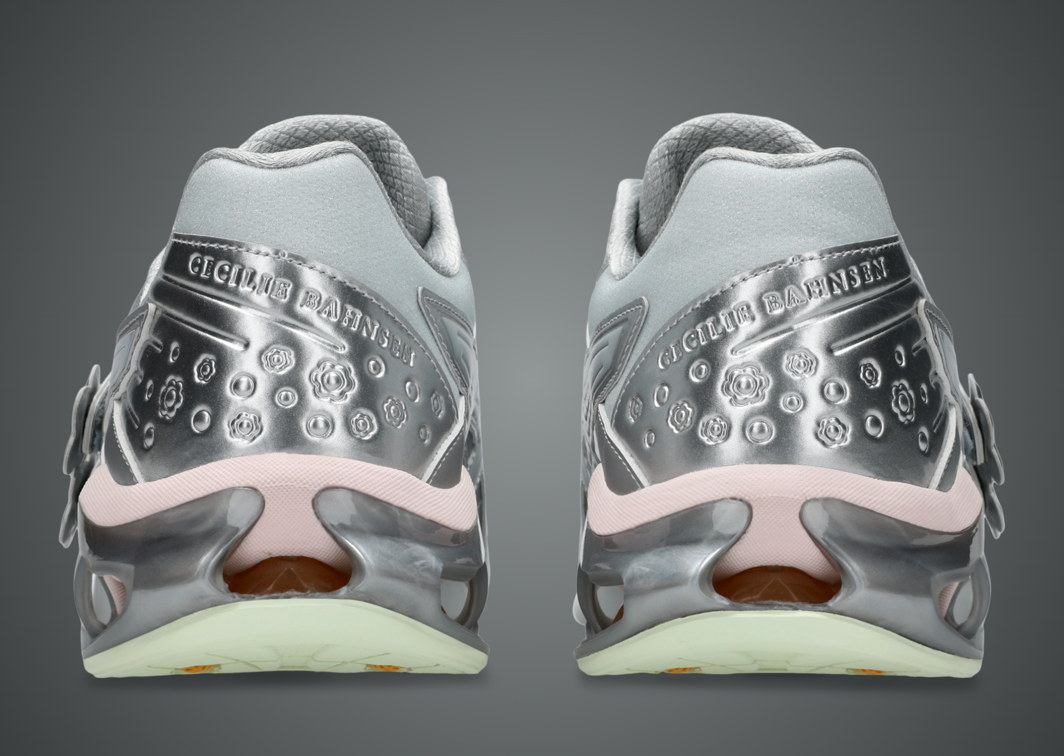Cecilie Bahnsen x Asics Gel-Kinetic FR Piedmont Grey - Back