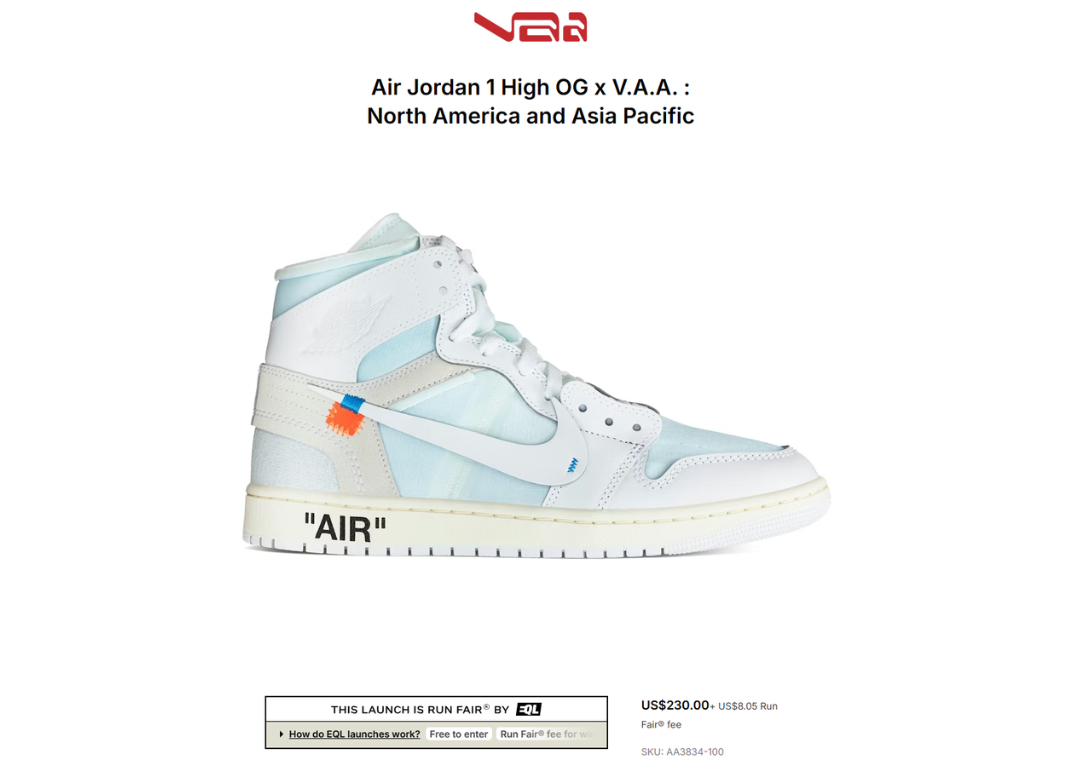 Virgil Abloh Archives x Air Jordan 1 High Alaska