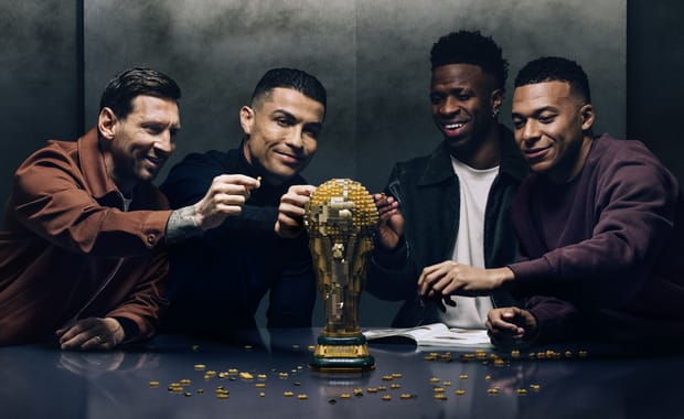 LEGO Teams up with Ronaldo, Mbappé, Messi, and Vini Jr. for LEGO Sets Ahead of World Cup