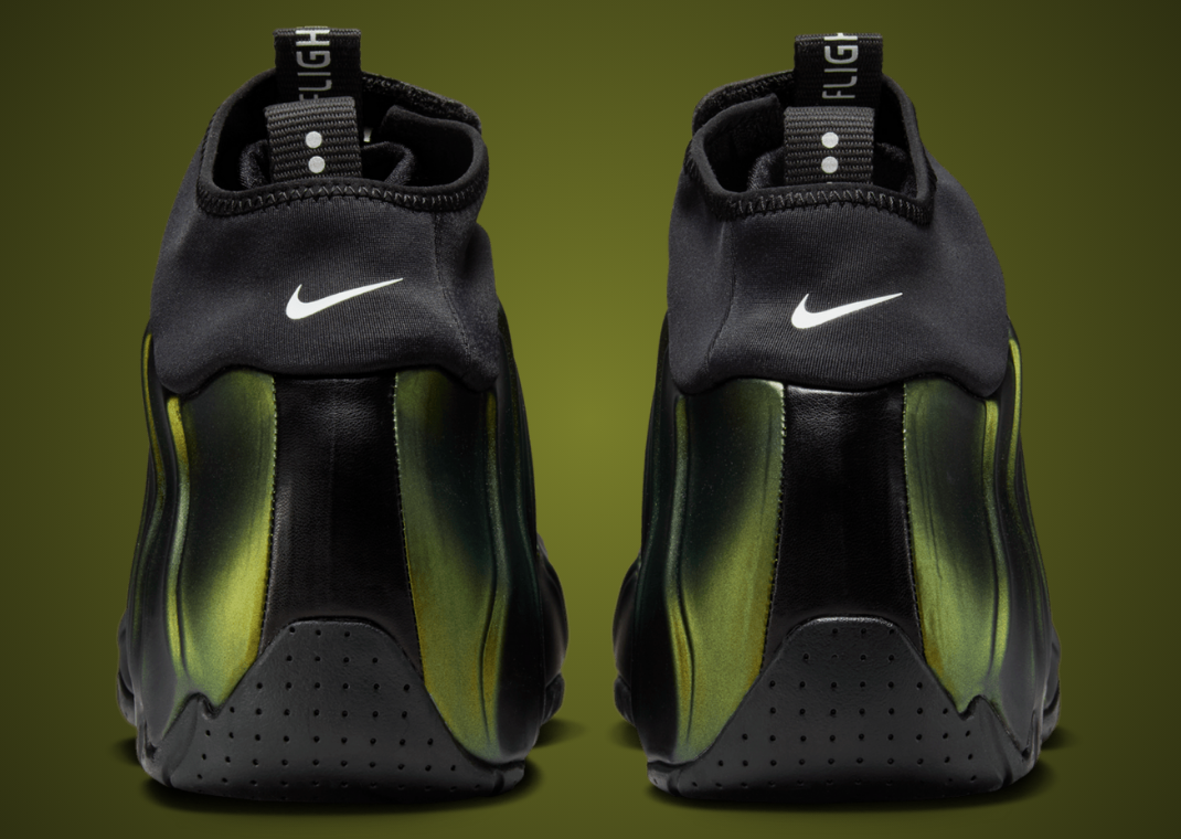 Nike Air Flightposite Metallic Gold Heel