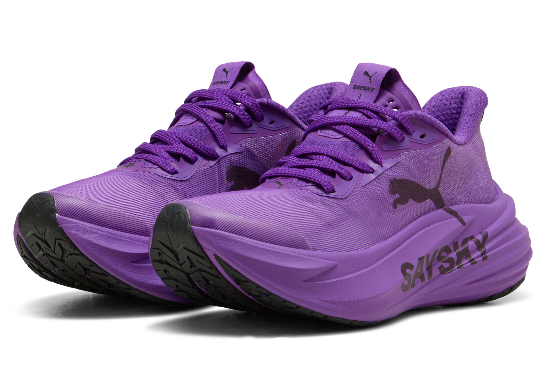 SAYSKY x Puma Mag Max 2 Purple Black - Angle
