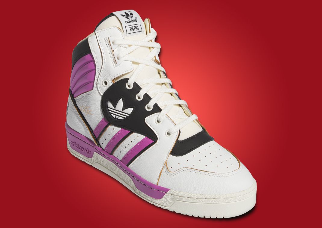 adidas Epi Pro Hi White Lilac Black Angle