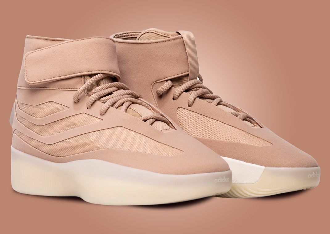 adidas Fear of God Athletics Basketball 2 Hi Ash Pearl Angle