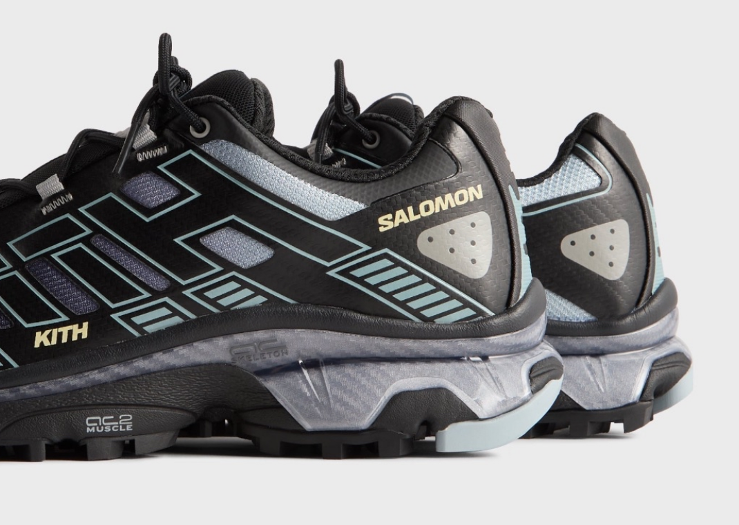 Kith x Salomon XT-4K Black Alloy Detail