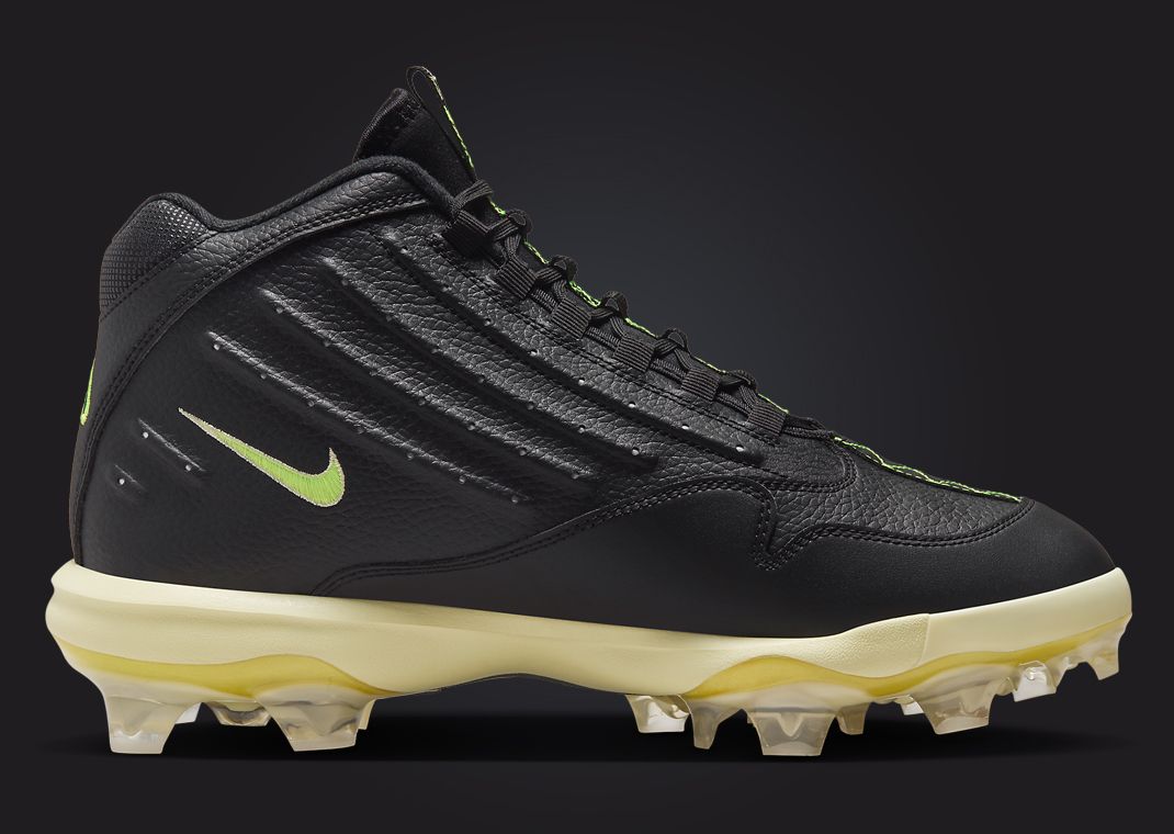 Nike Griffey 2 MCS Cleat Black Volt Medial