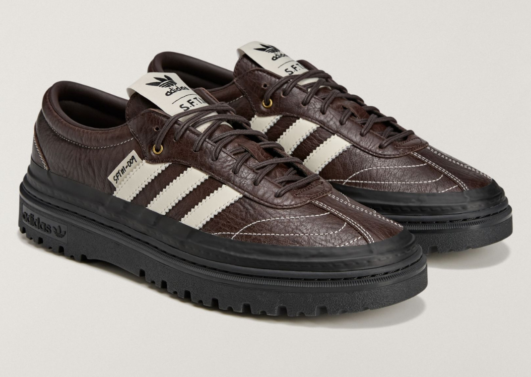 Song For The Mute x adidas Samba LX Freizeit Brown - Angle