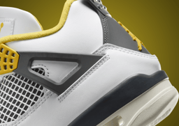 Air Jordan 4 Retro White Vivid Sulfur (W) Heel Detail
