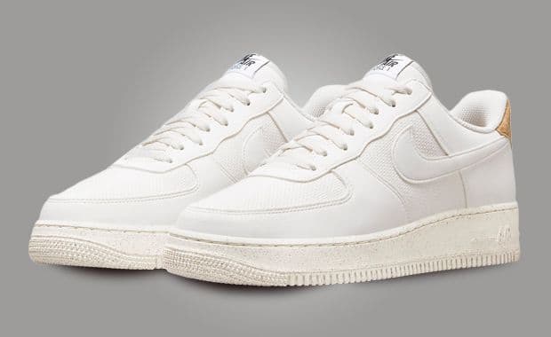 Nike's Air Force 1 Low Sports A Sustainable Canvas And Cork Outfit