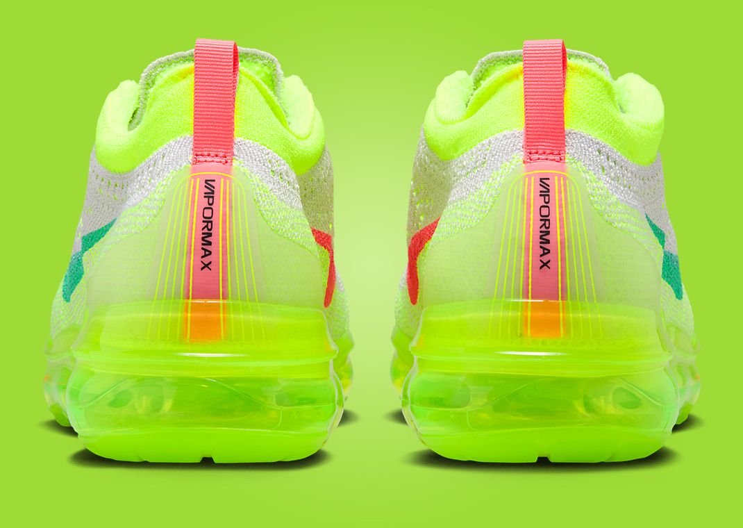 Nike Air VaporMax 2023 Flyknit Vast Grey Volt Back