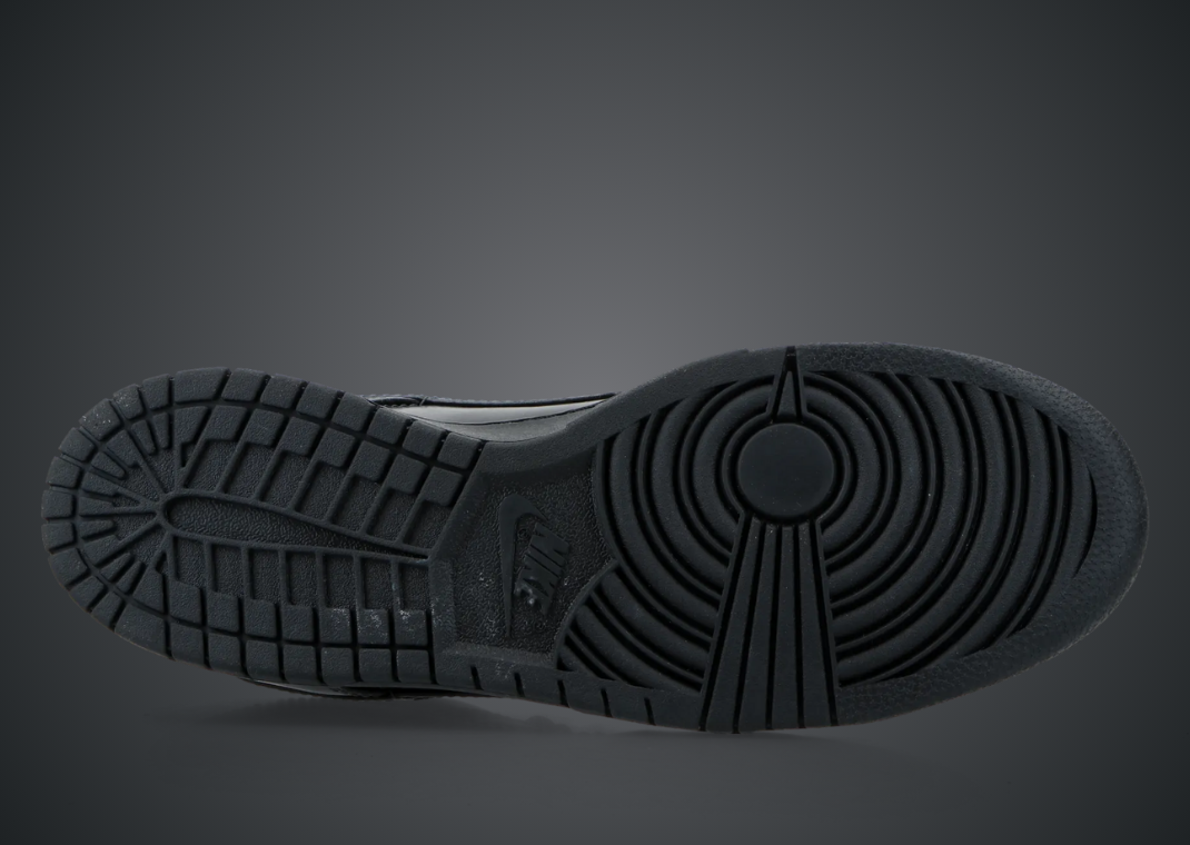 Nike Dunk Low Dress Shoe Black - Bottom