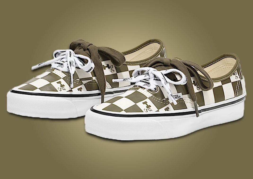 HommeGirls x OTW by Vans Authentic 44 Military Green Angle