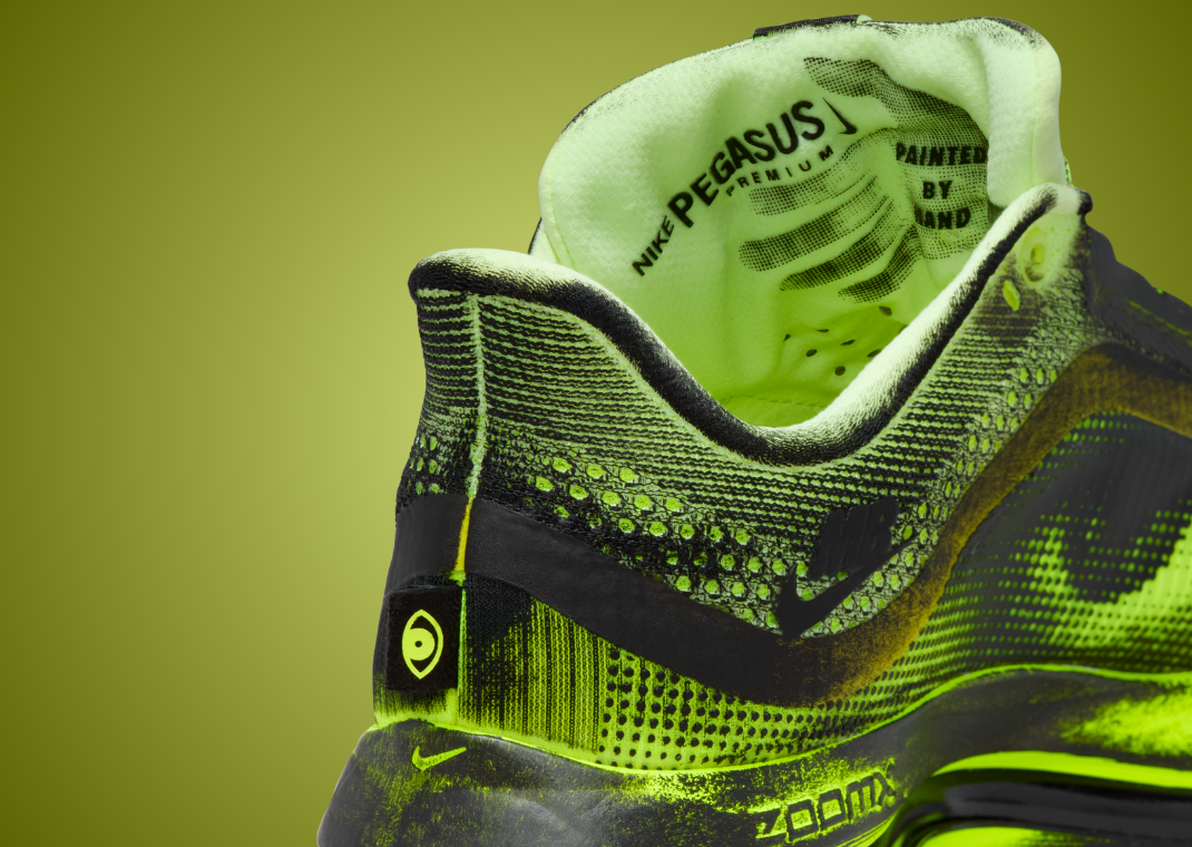 Melitta Baumeister x Nike Pegasus Premium Volt - Heel Detail