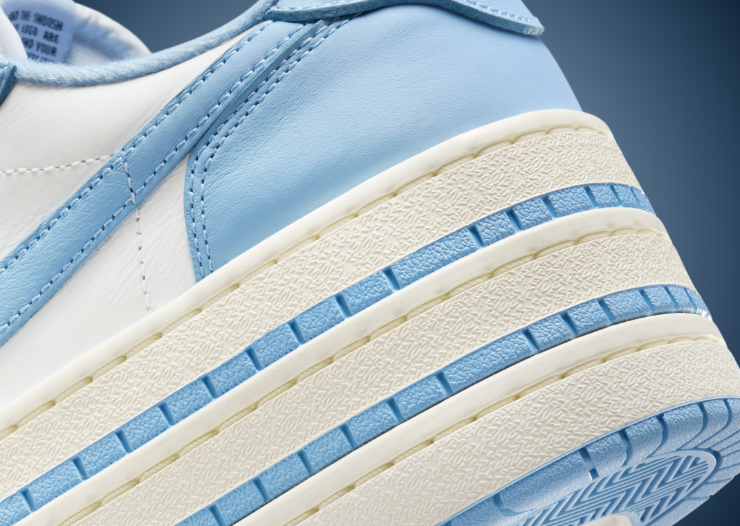 Air Jordan 1 Low Triple Stack UNC (W) - Heel Detail
