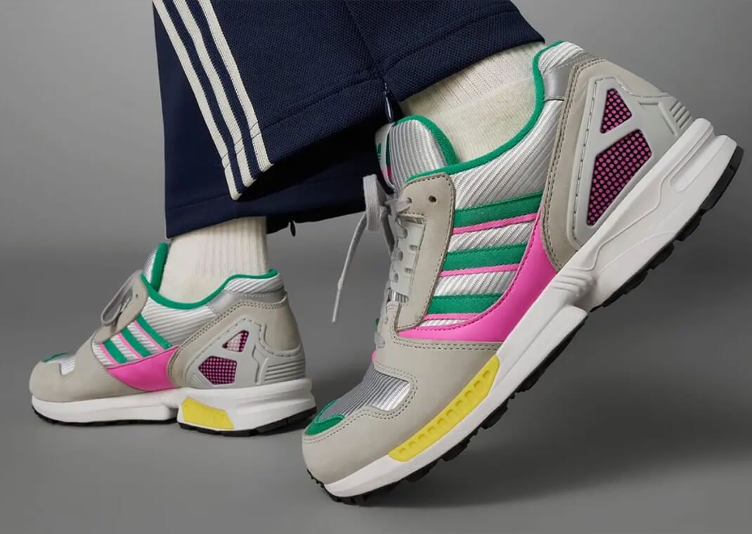 adidas ZX8000 Grey Two Court Green Screaming Pink