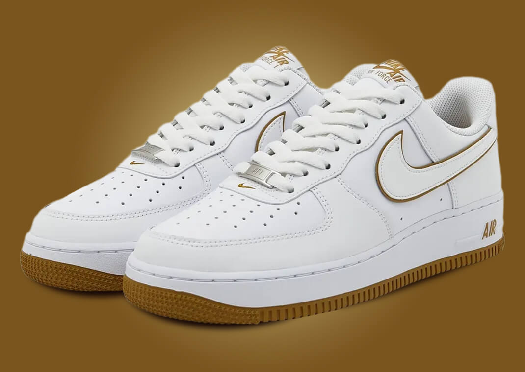 Nike Air Force 1 Low White Bronzine