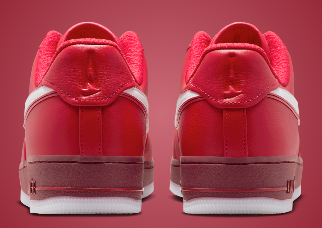 A Ma Maniere x Nike Air Force 1 WYWS University Red Heel