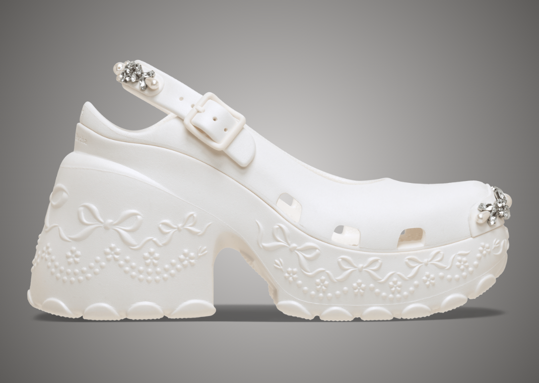 Simone Rocha x Crocs Ballerina Platform Oyster - Lateral